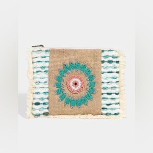 Evil Eye Tassel Fringe Cosmetic Bag